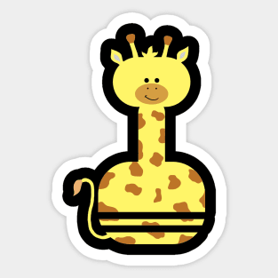 Happy Giraffe Sticker